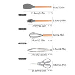 kit de utensilios de cocina 19pzs